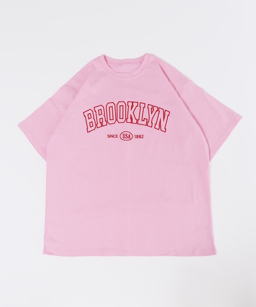 WC tシャツ BROOKLYNロゴ ビッグTee レディース : ZOZOTOWN