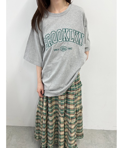 tシャツ ビッグTEE レディース WC tシャツ BROOKLYNロゴ ビッグTee レディース : ZOZOTOWN