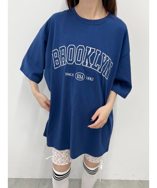tシャツ BRKLYN ロゴTシャツ レディース WC tシャツ BROOKLYNロゴ ビッグTee レディース : ZOZOTOWN