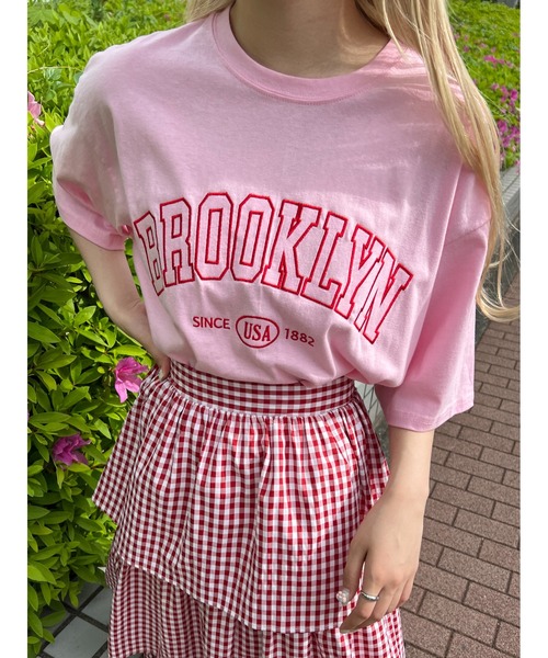 WC tシャツ BROOKLYNロゴ ビッグTee レディース : ZOZOTOWN