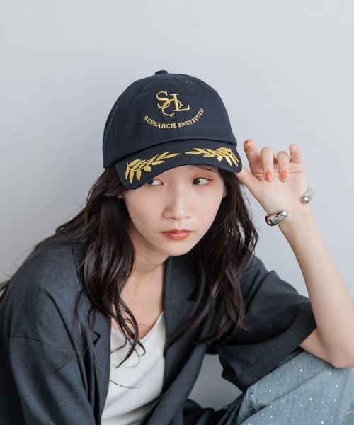 LOWRYS FARM（ローリーズファーム） キャップ 帽子 エンブロイダリー