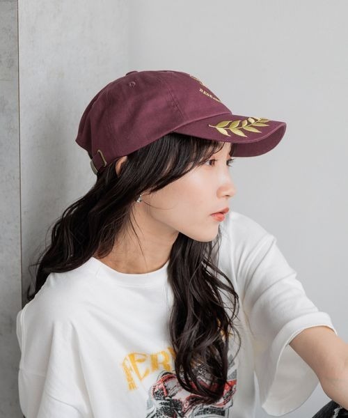 LOWRYS FARM（ローリーズファーム） キャップ 帽子 エンブロイダリー