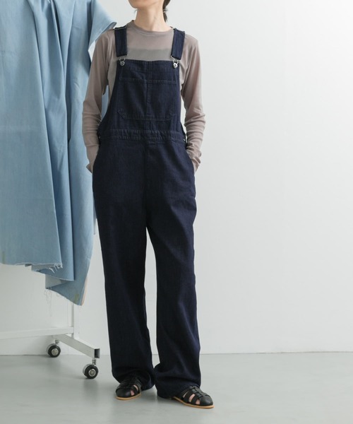 サロペット・オーバーオール・オールインワン CHEMICAL LACE SALOPETTE PANTS CLANE（クラネ）の「CHEMICAL LACE SALOPETTE PANTS（サロペット