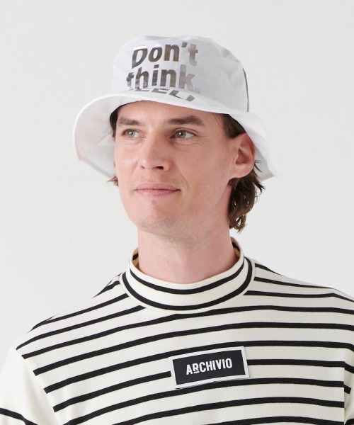 archivio（アルチビオ） 帽子 ハット 「MENS」メタリックロゴバケット
