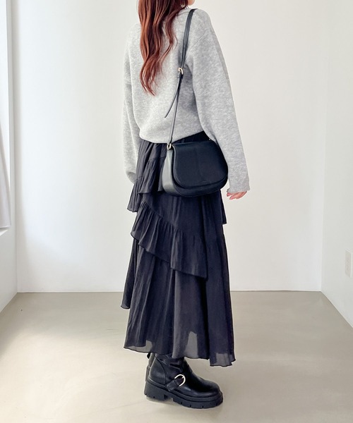 ❤️SALE❤️ヴゼット VOUSETES ニット　スパンコール　セーター　コート セール】 フラワーモチーフニット≪手洗い可能≫ （ニット