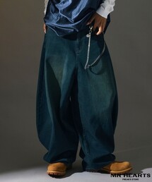 ジーンズ 限定展開 MR HEARTS/ミスターハーツ MR HEARTS/ミスターハーツ VINTAGE WASH WIDE SILHOUETTE｜ZOZOTOWN Yahoo!店