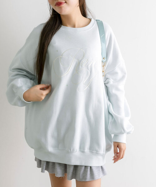 ssaamk◆新品オリーブデオリーブ 襟付きスウェットトップス/＋他2点 OLIVE des OLIVE（オリーブデオリーブ） トレーナー スウェット 春