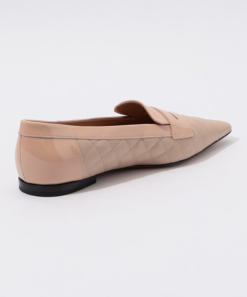 PELLICO ブラック キルティング ローファー 37