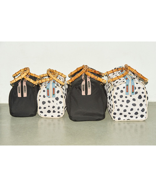 【美品✨】LeSportsac ボストンバッグ 大容量 スカル柄 アーティスト Brandol / LeSportsac レスポートサック ボストンバッグ DELUXE