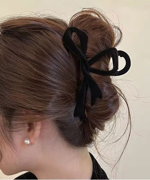 とても上品でキラキラおリボンが素敵なヘアクリップと他2点 キラキラリボンヘアークリップ | PICCIN (ピッチン) 公式通販