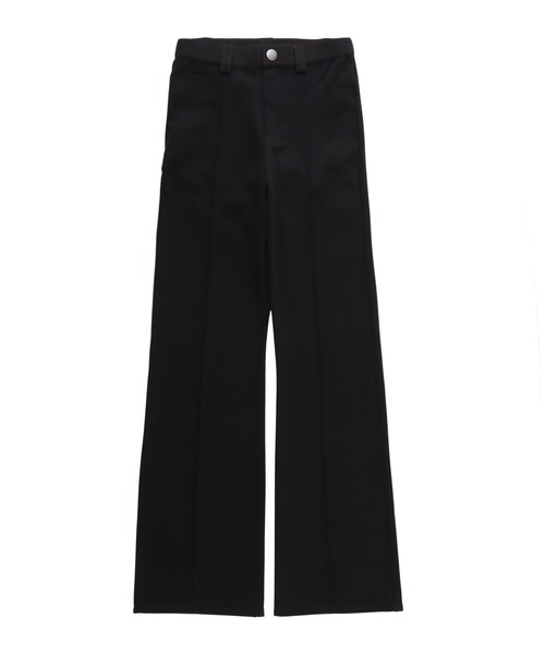 ACLENT スラックス パンツ ストレッチタックフレアパンツ