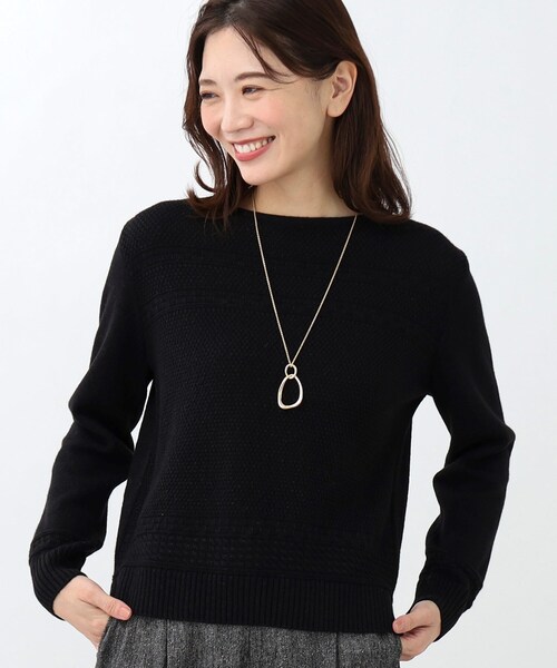 ニット セーター 「春SALE／手洗い可／すっきり細見え/コートインにおすすめ！」ラメニット レディース セール】【春SALE／手洗い可／すっきり細見え/コートインに