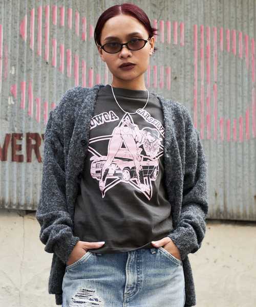 KOWGA（コウガ） tシャツ 半袖 × CarService / カーサービス」カウ