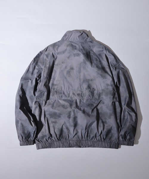 SUGGESTION ナイロンジャケット Nylon switching full zip blouson
