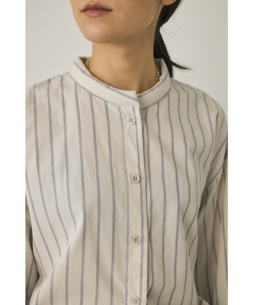 ブラウス シャツ 「M_」「セットアップ対応」STAND COLLAR シャツ レディース セール】【M_】【セットアップ対応】STAND COLLAR シャツ