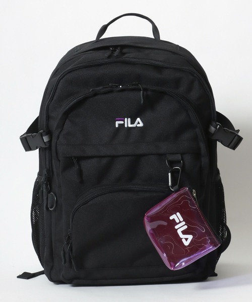 FILA（フィラ） デイバック リュック クリアポーチ付バックパック