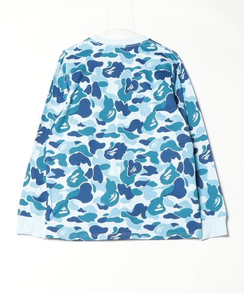 A BATHING APE tシャツ ABC CAMO NYC ONE POINT LS TEE メンズ