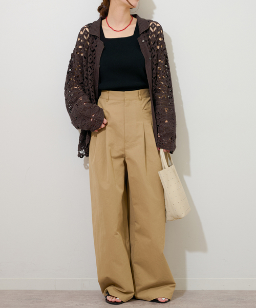 JOURNAL STANDARD relume ニット セーター クロシェレースシャツ