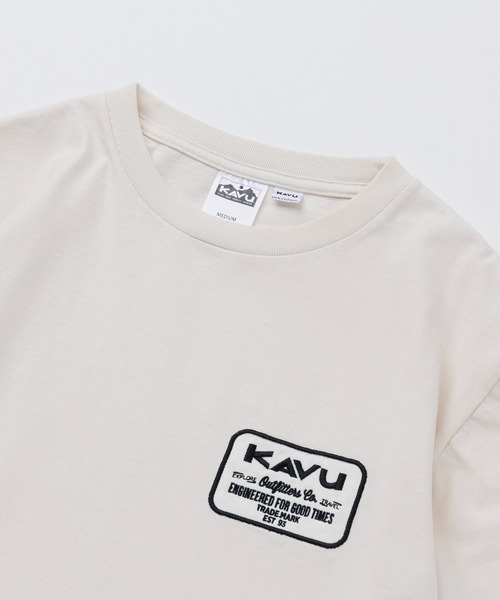 KAVU クリーム色 長袖Tシャツ　新品未使用 KAVU クリーム色 長袖Tシャツ 新品未使用 - メルカリ