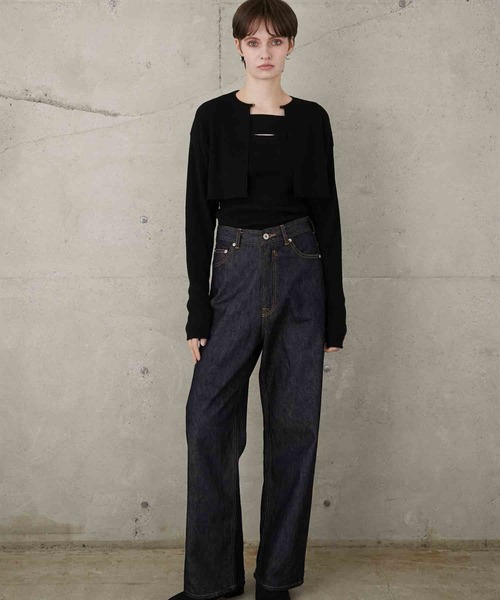 la peau de gem カーディガン 「LA PEAU DE GEM」two piece long