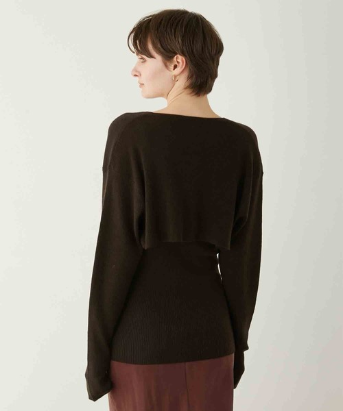 la peau de gem カーディガン 「LA PEAU DE GEM」two piece long