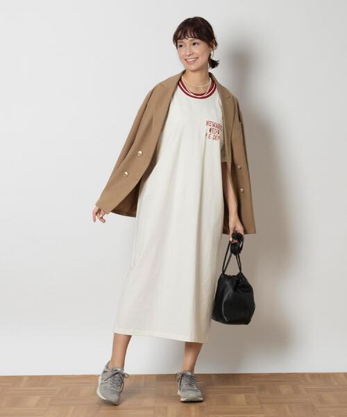Champion（チャンピオン） ワンピース 半袖 「レディース」ラインリブ