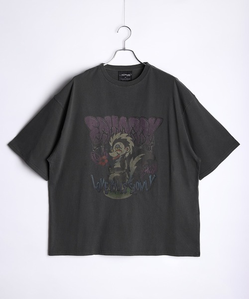 Ed Hardy（エド・ハーディー） tシャツ ピグメント加工 ビッグ