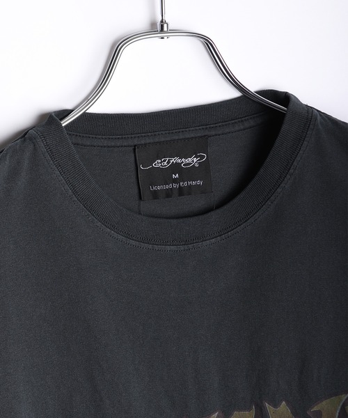 Ed Hardy（エド・ハーディー） tシャツ ピグメント加工 ビッグ