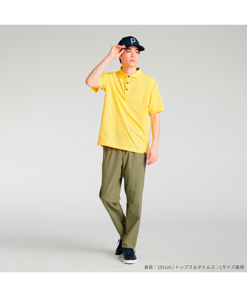 【プーマ】希少サイズ セット売り ポロシャツ グリーン イエロー 2XL メンズ PUMA（プーマ） ポロシャツ メンズ ゴルフ FOG ソリッド リラックス