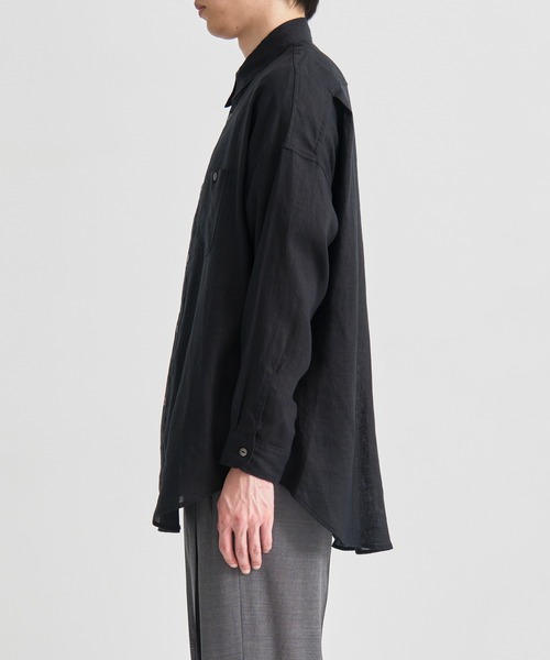 トップス MARKAWARE ALLWEATHERCLOTH LONGTENT SHIRT ULTRA LIGHT ALL WEATHER CLOTH LONG TENT SHIRT, Sage Green