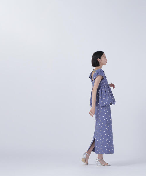 NATURAL BEAUTY BASIC ブラウス シャツ 「BLANC」エンブロイ