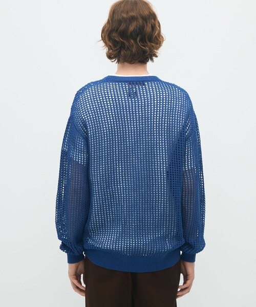 CABaN（キャバン） セーター ニット コットンメッシュ クルーネック