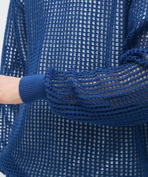 CABaN（キャバン） セーター ニット コットンメッシュ クルーネック