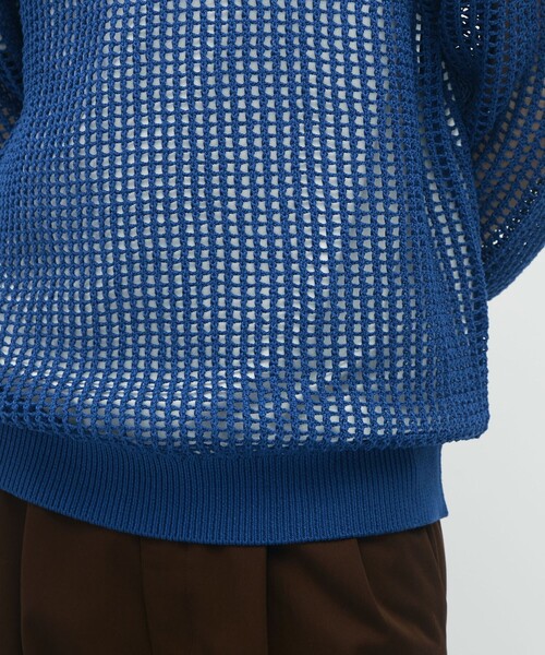 CABaN（キャバン） セーター ニット コットンメッシュ クルーネック