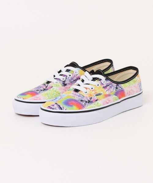 【VANS】AUTHENTIC V44CF T.D.P.W MULTI/WHITE 国内発送 VANS スニーカー ヴァンズ AUTHENTIC オーセンティック V44CF