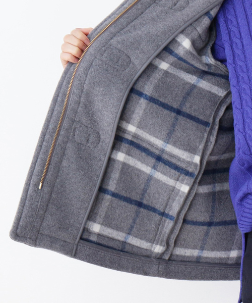 「HusHusH」 ダッフルコート 02 グレー レディース_画像2