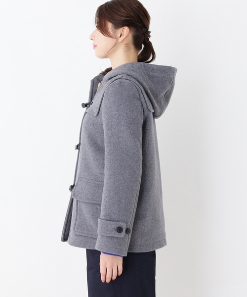 「HusHusH」 ダッフルコート 02 グレー レディース_画像4