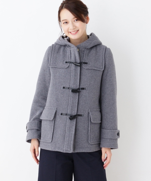 「HusHusH」 ダッフルコート 02 グレー レディース_画像5