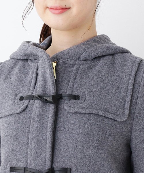 「HusHusH」 ダッフルコート 02 グレー レディース_画像8
