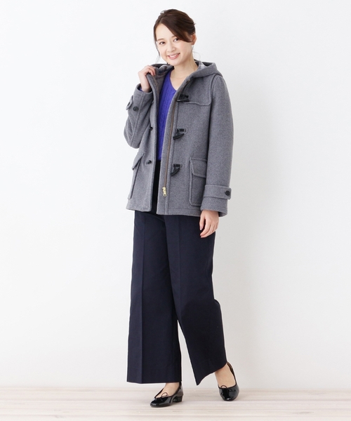 「HusHusH」 ダッフルコート 02 グレー レディース_画像9