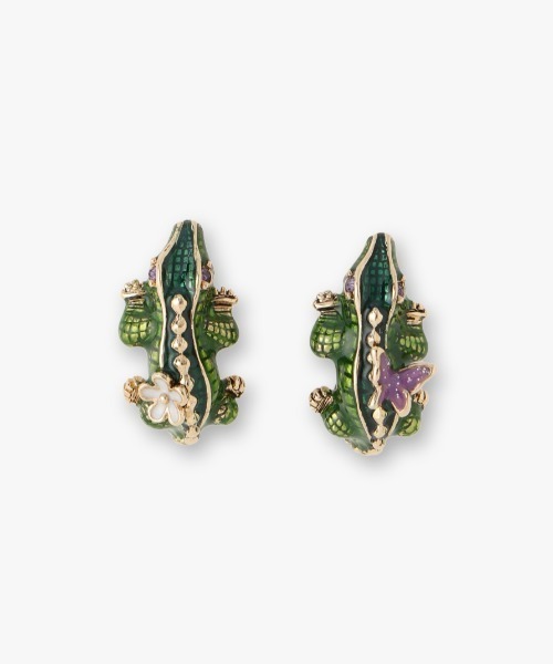 ANNA SUI（アナスイ） イヤリング ワニモチーフ イヤリング レディース