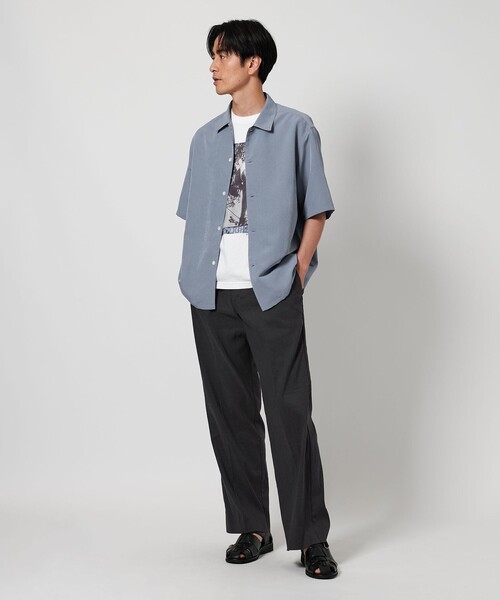 BEAUTY＆YOUTH UNITED ARROWS シャツ シルキータッチ キャンプ