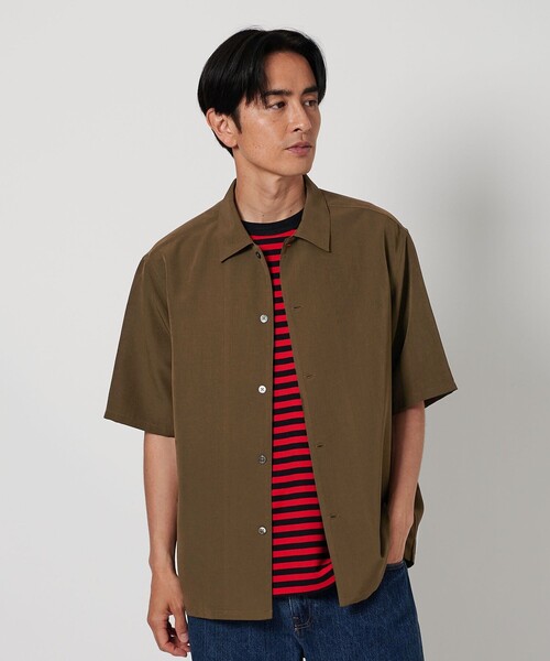 BEAUTY＆YOUTH UNITED ARROWS シャツ シルキータッチ キャンプ