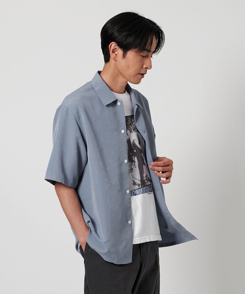 BEAUTY＆YOUTH UNITED ARROWS シャツ シルキータッチ キャンプ