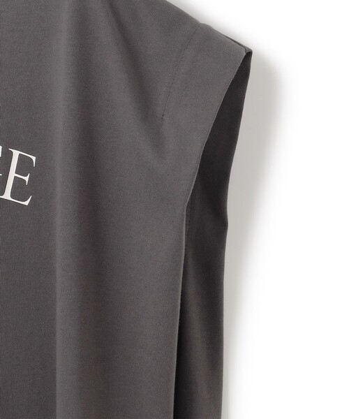 tシャツ 「接触冷感/洗える」BON-PRESAGE ロゴ フレンチスリーブ Tシャツ レディース 23区 tシャツ 「接触冷感/洗える」BON-PRESAGE ロゴ フレンチ