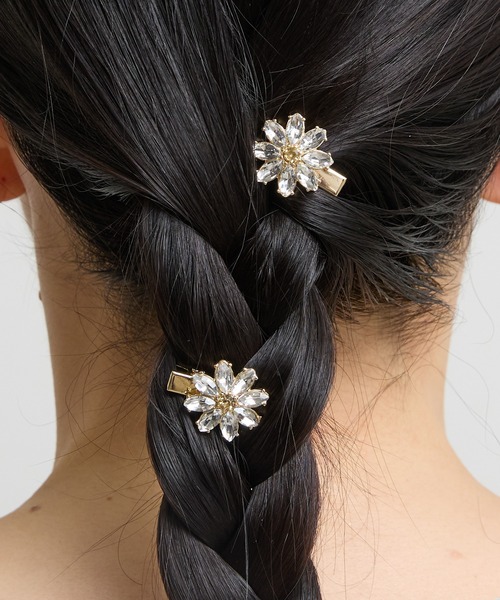 Zoule（ゾーラ） ヘアクリップ ゾーラ：jelly flower フラワー 花