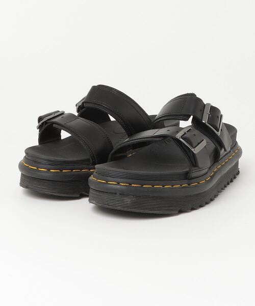 Dr.Martens/サンダル/EU38/24㎝ Dr.Martens 「Dr. Martens」 フラットサンダル 38 ブラック