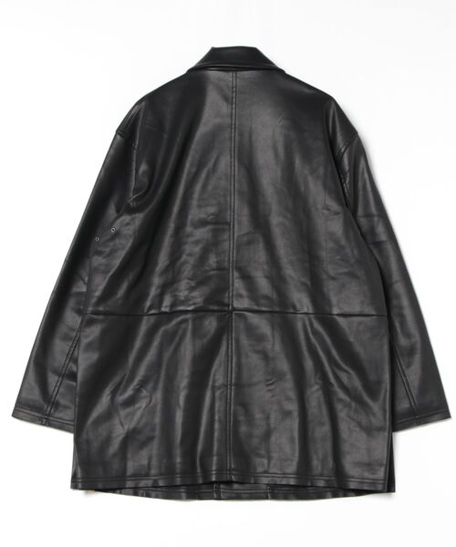face of sound C+　黒いリバーシブルジップアップジャケット High neck zip-up short blouson/ハイネックジップアップ