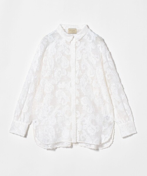 ブラウス シャツ ペイズリー カット ジャガード ブラウス レディース UNITED ARROWS ブラウス シャツ ペイズリー カット ジャガード