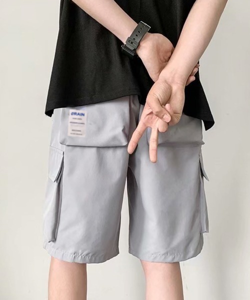 NOWLE カーゴパンツ 「NOWLE」ワンポイント ミリタリー ショート